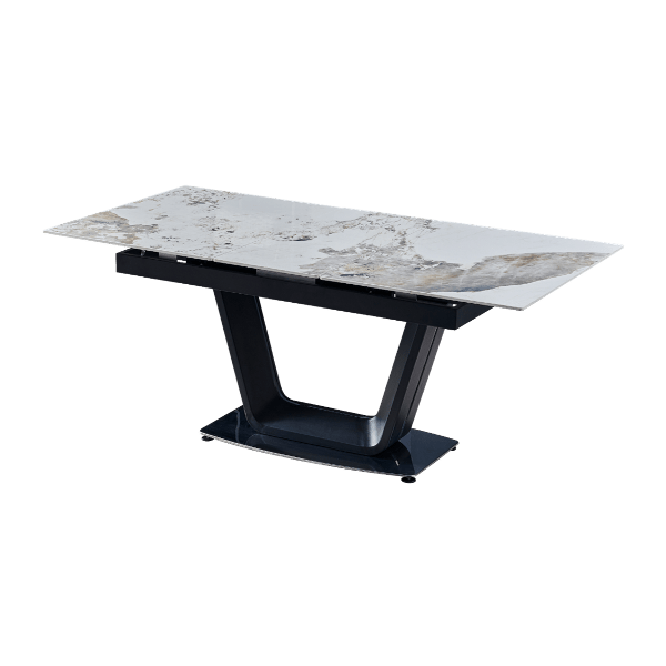 Ludwig white + brown połysk